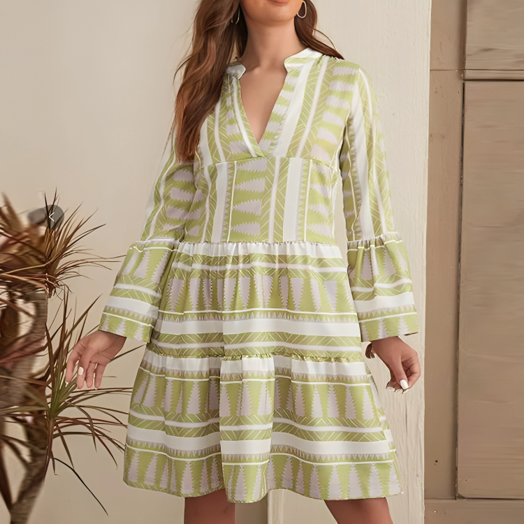 Striped Detail Mini Dress