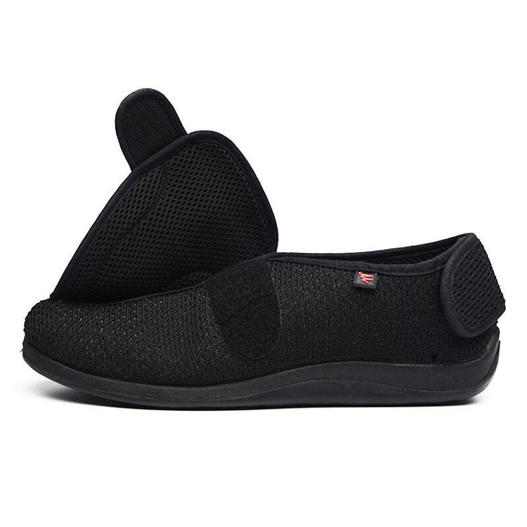 Plus Size Soft Casual Round Toe Breathable Flat Shoe (Unisex)