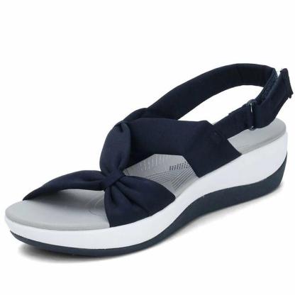 Women's Plus Size Bow Orthopedic Arch-Support Sandals