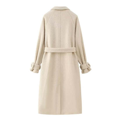Vegan Wool Blend Coat