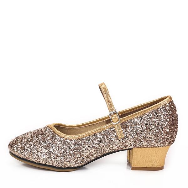 Women's Sparkling Glitter 1.2inch/3.5cm Heels Modern & Ballroom Dance Shoes