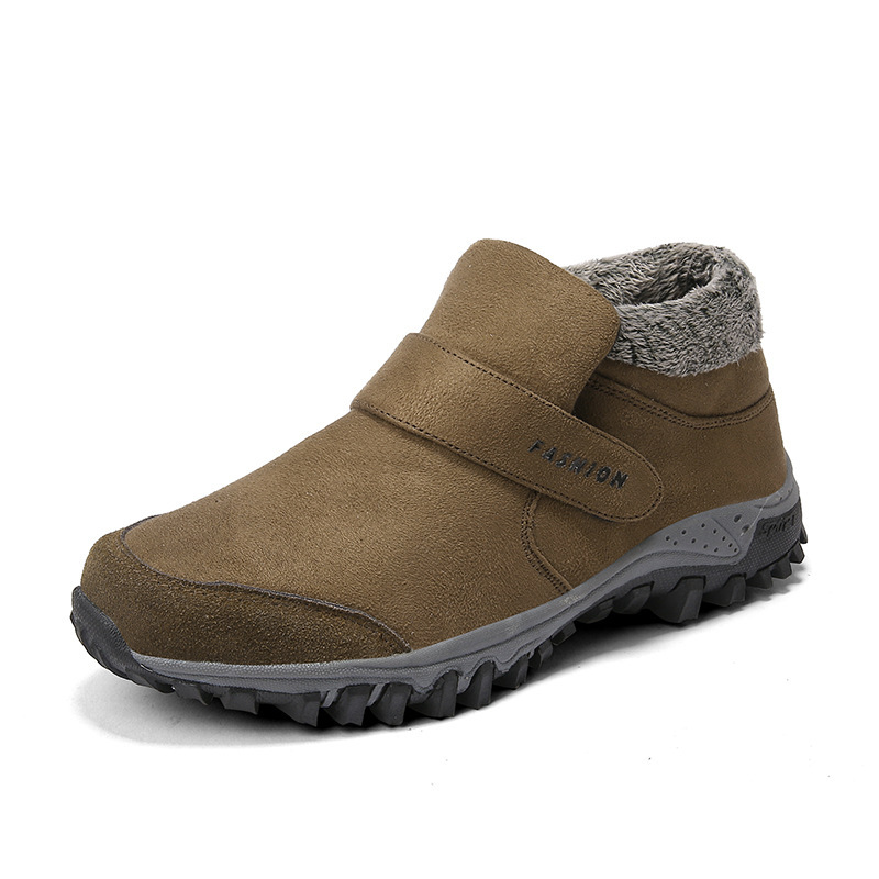 Men Orthopedic Boots Comfortable Suede Leather Warm Fur