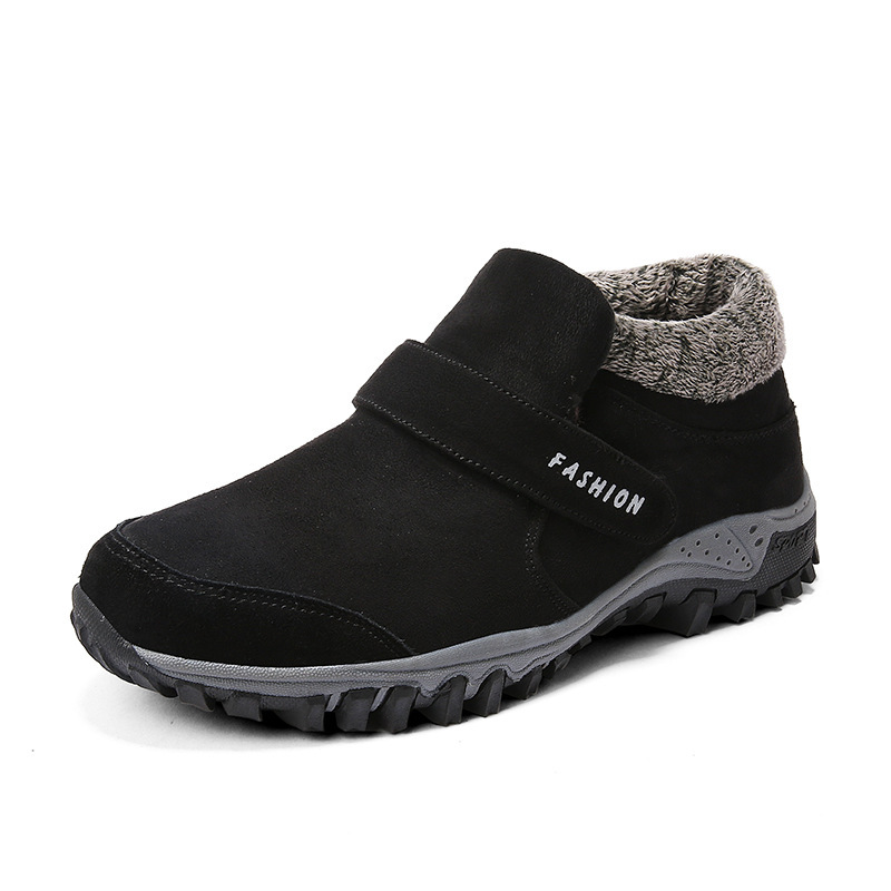 Men Orthopedic Boots Comfortable Suede Leather Warm Fur