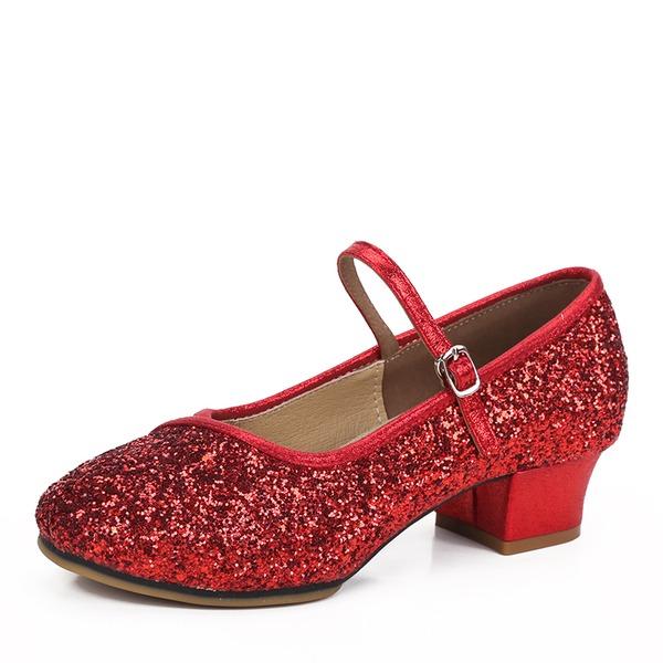 Women's Sparkling Glitter 1.2inch/3.5cm Heels Modern & Ballroom Dance Shoes