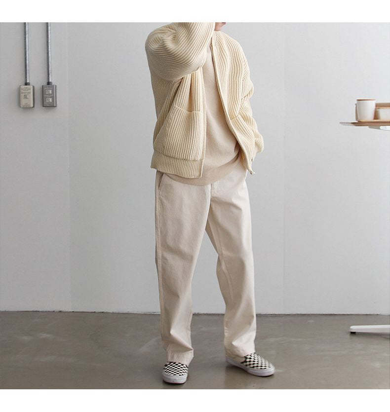 Knitted Cardigan With Zipper