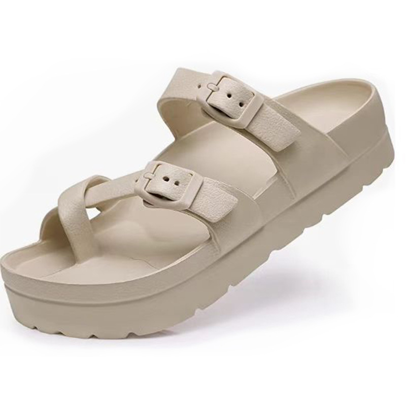 Women's Platform Clogs with Arch Support Adjustable Beach Sandals