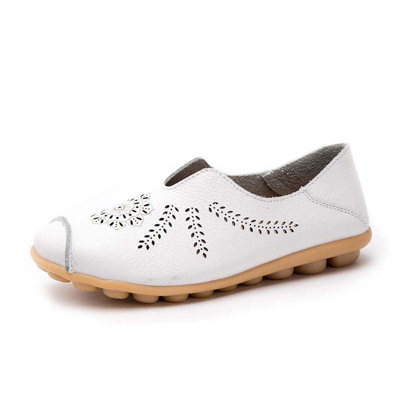 Hollow Flat Bottom Women Shoes