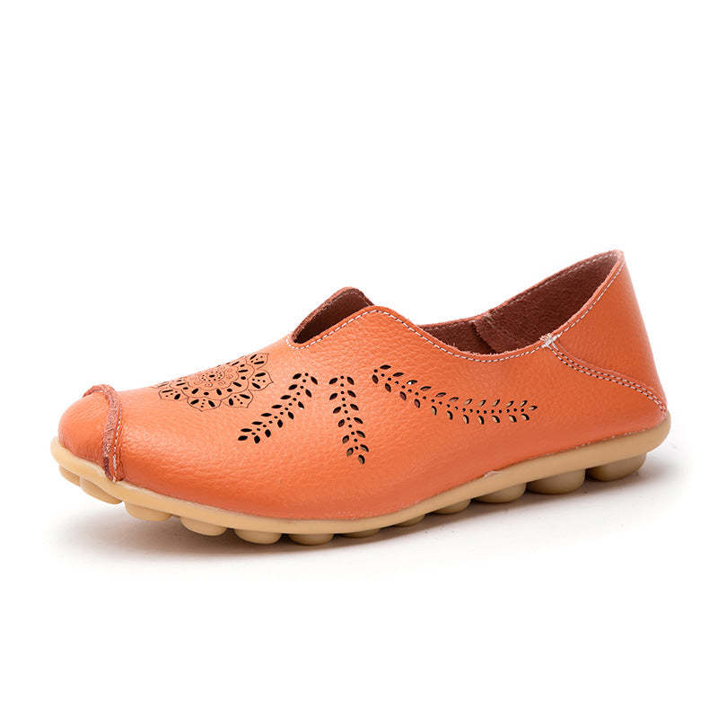 Hollow Flat Bottom Women Shoes