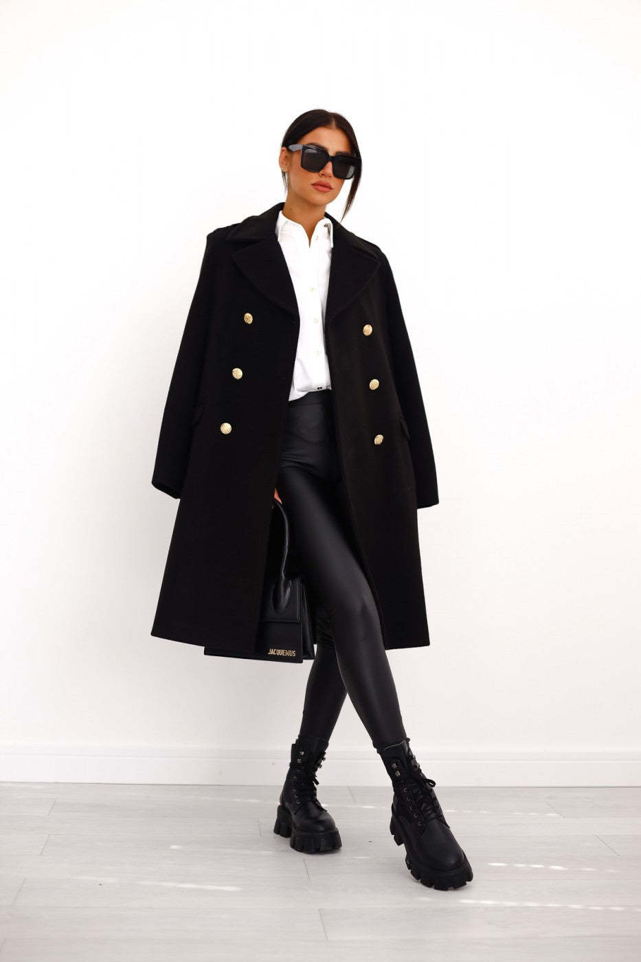 Breasted Wool Coat