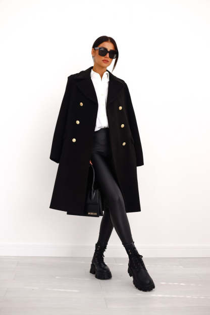Double Breasted Wool Coat