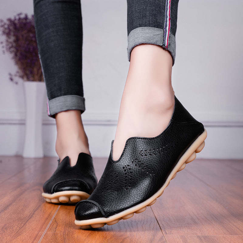 Hollow Flat Bottom Women Shoes