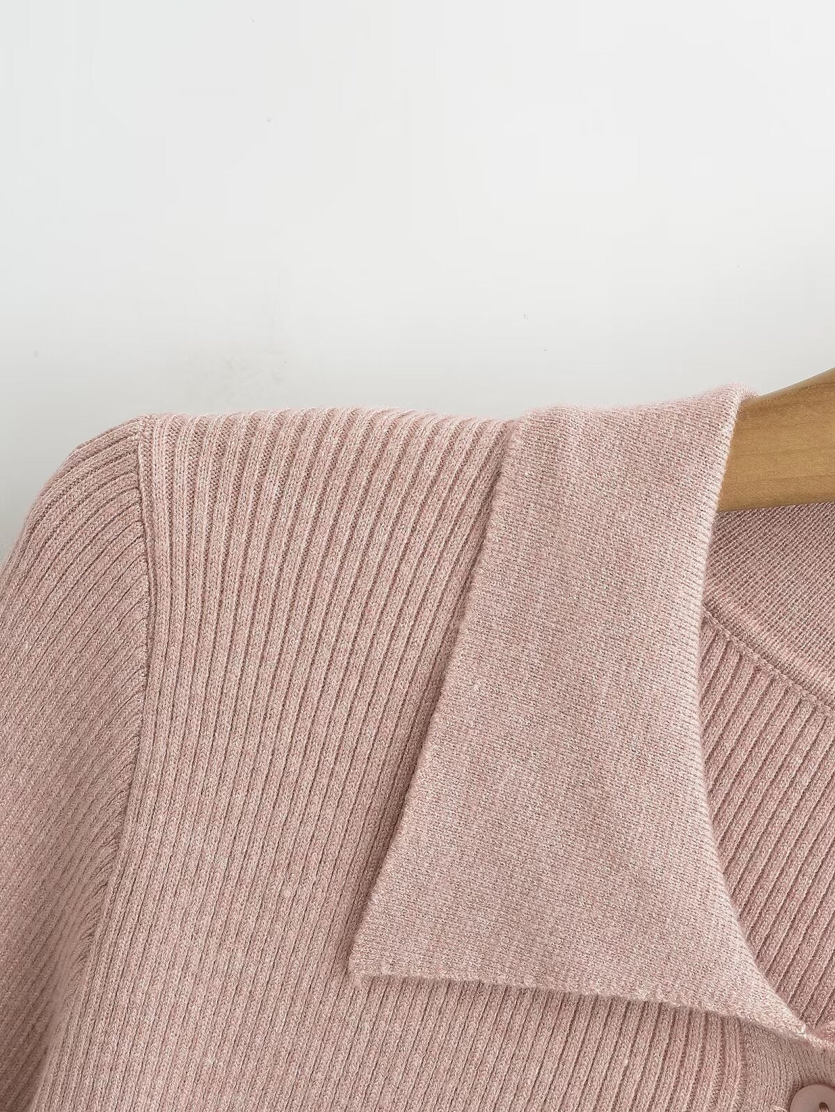 Collared Button-Up Cardigan