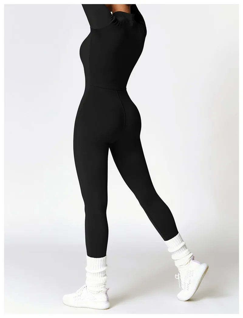 Sports Jumpsuit With Zipper