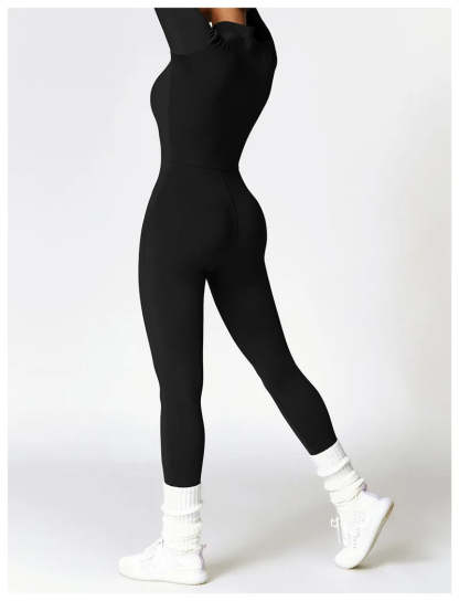 Sports Jumpsuit With Zipper