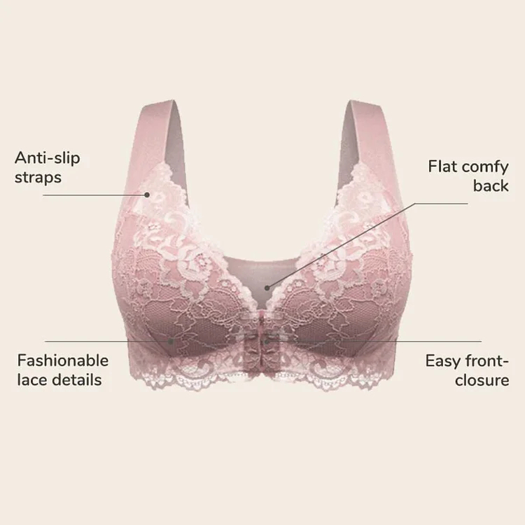 Front Closure 5D Shaping Push Up Bra – Seamless, Beauty Back, Comfy