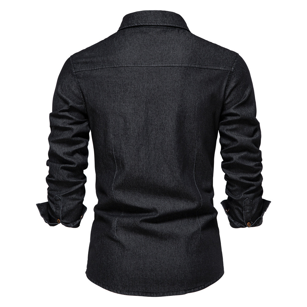 Stretch Denim Shirt