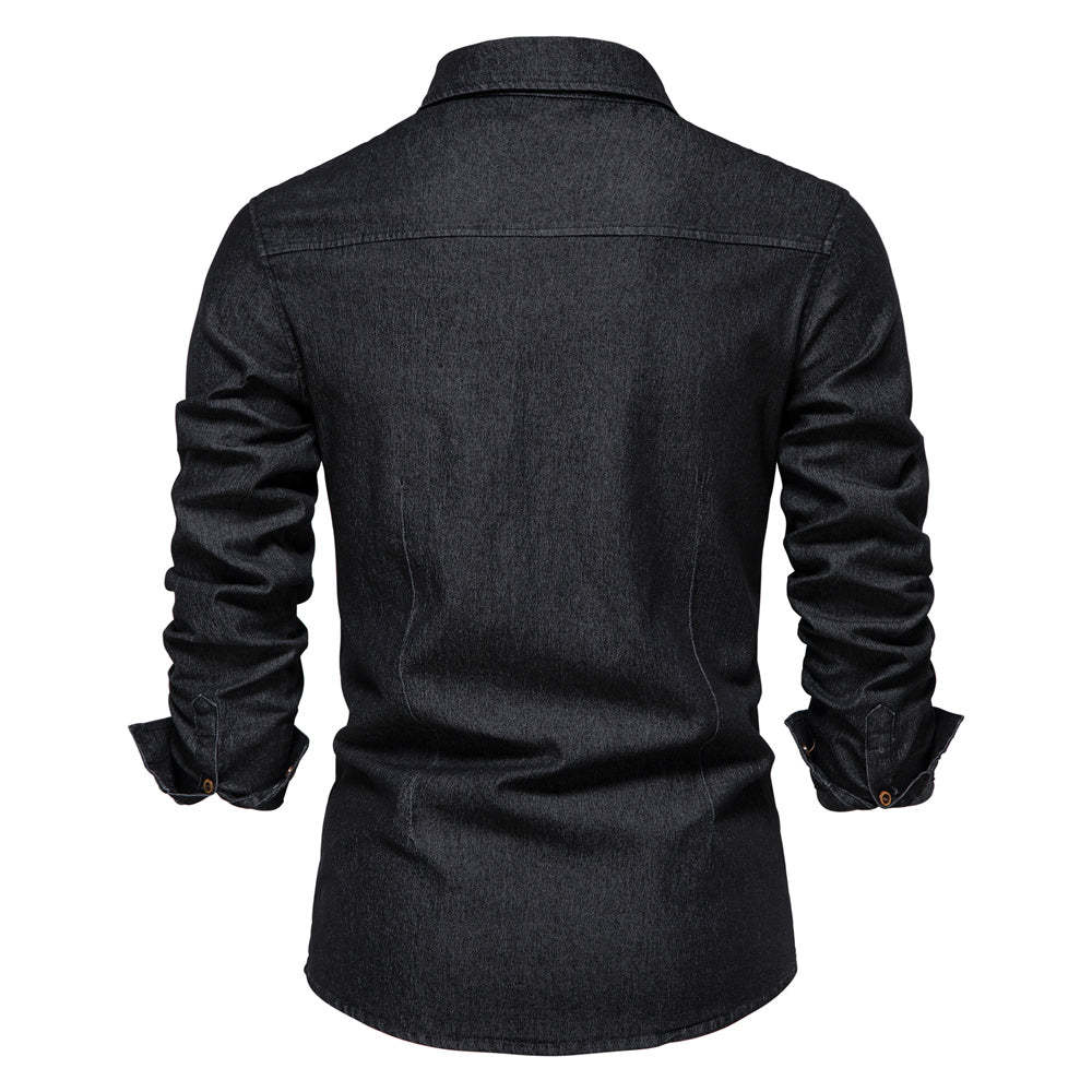 Stretch Denim Shirt