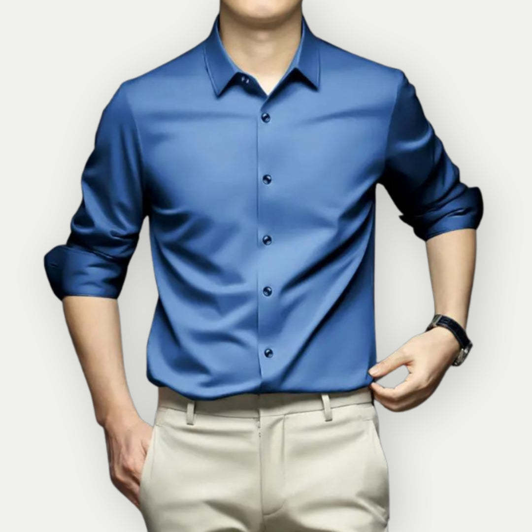 Men's Non-Iron Wrinkle-Resistant Dress Shirt