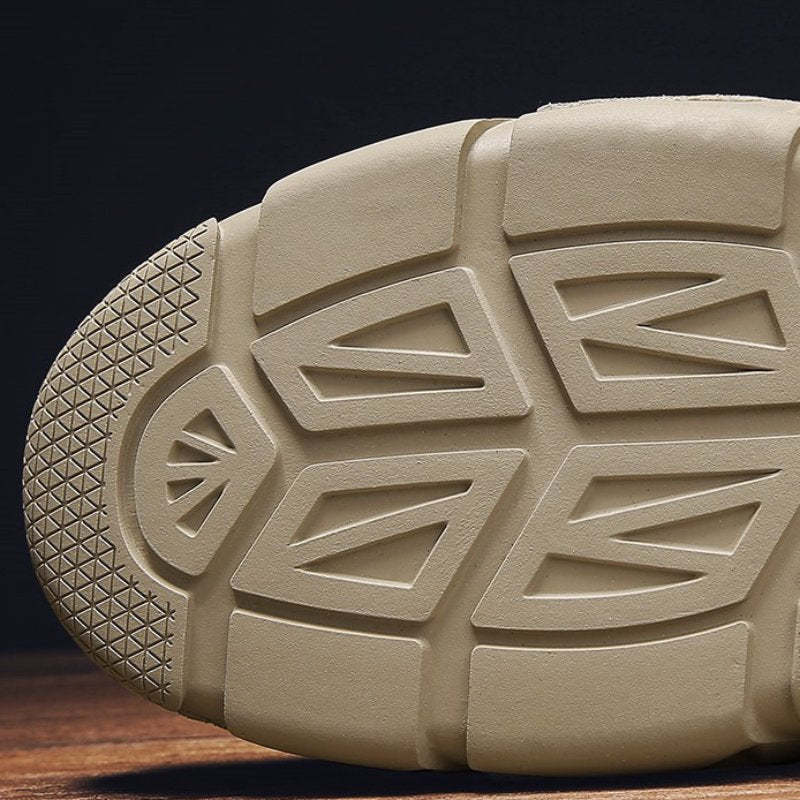 Handmade Suede Ankle Boots For Men Leisure Orthopedic Shoes