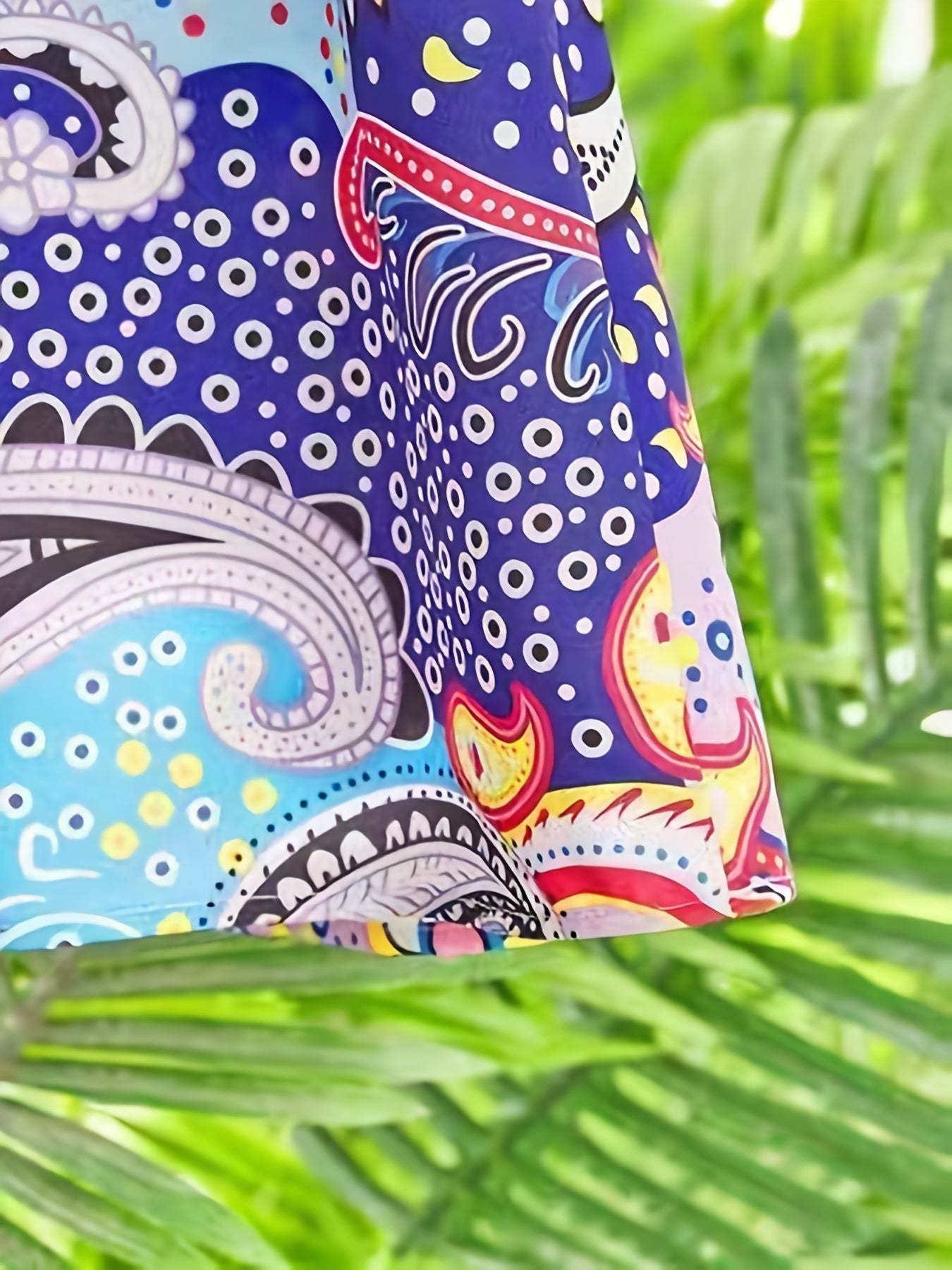 Layered Dress with Print