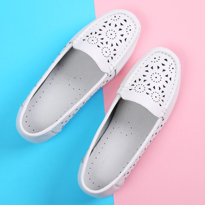 Orthopedic Nursing Shoes Non-Slip Healthcare Leather Nurse Shoes