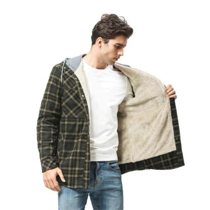 Flannel Fleece Winter Jacket