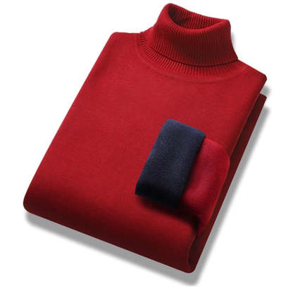 Men's Turtleneck With Teddy Lining