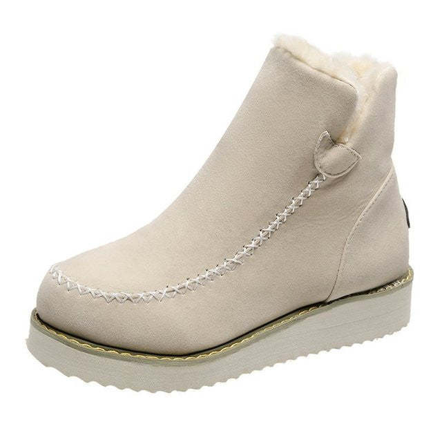 Women's Plush Suede Orthopedic Ankle Boots