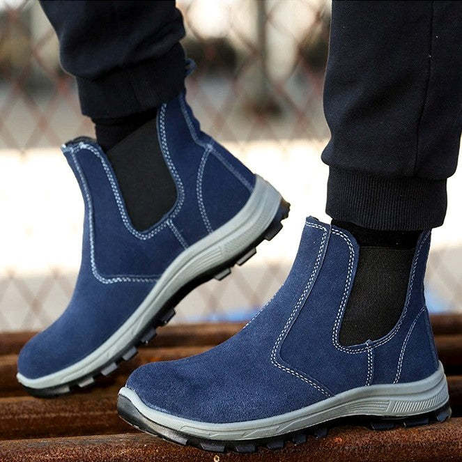 Men Boots Winter Keep Warm Fur Lined Orthopedic Shoes