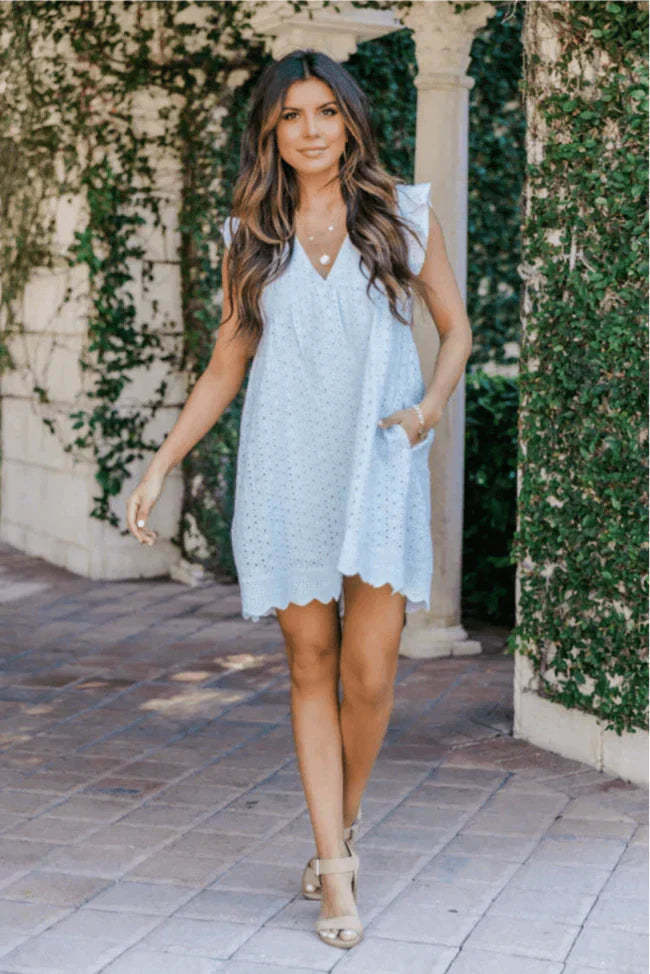 Integrated Pockets & Shorts Dress