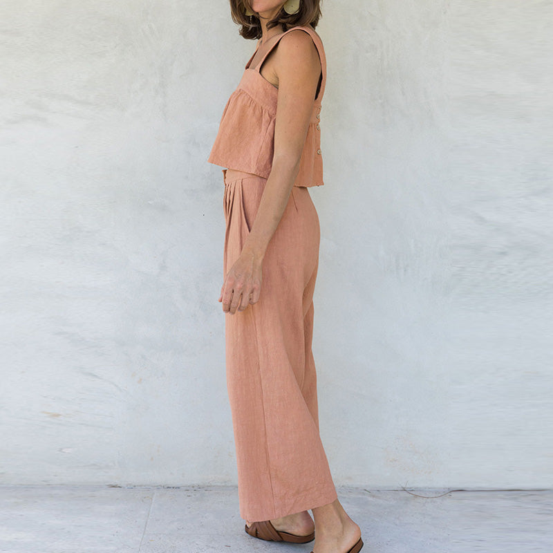 Two Piece Linen Set