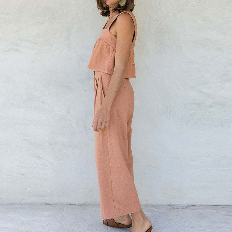 Two Piece Linen Set