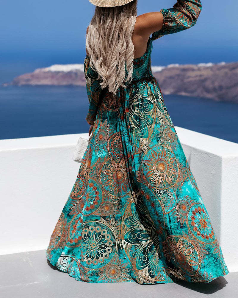 Off Shoulder Maxi Dress