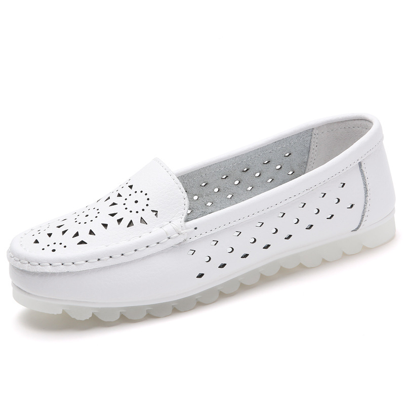 Orthopedic Nursing Shoes Non-Slip Healthcare Leather Nurse Shoes