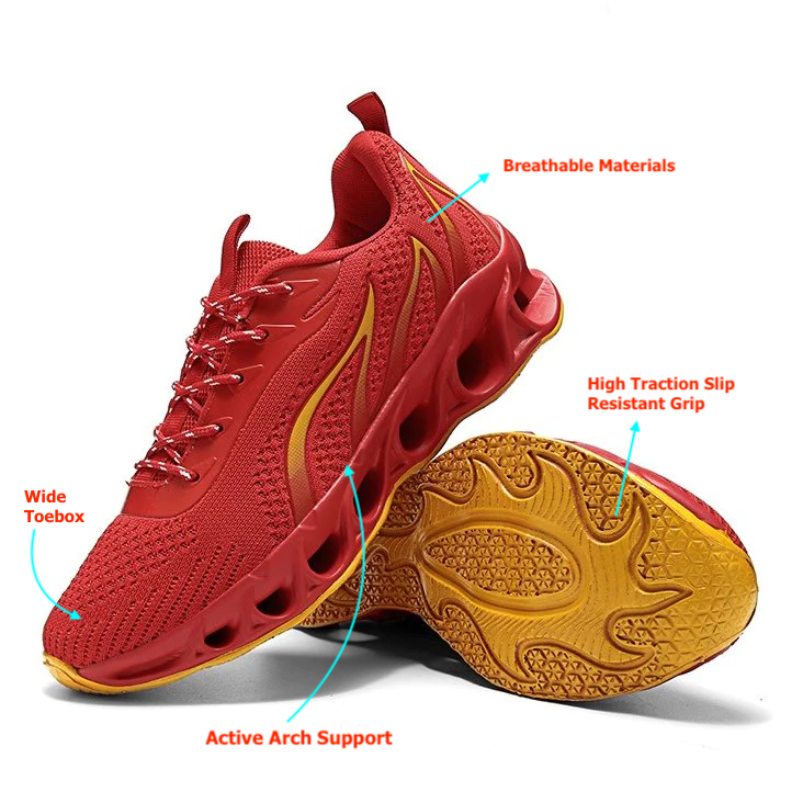 Men Orthopedic Shoes Walking Running Shoes