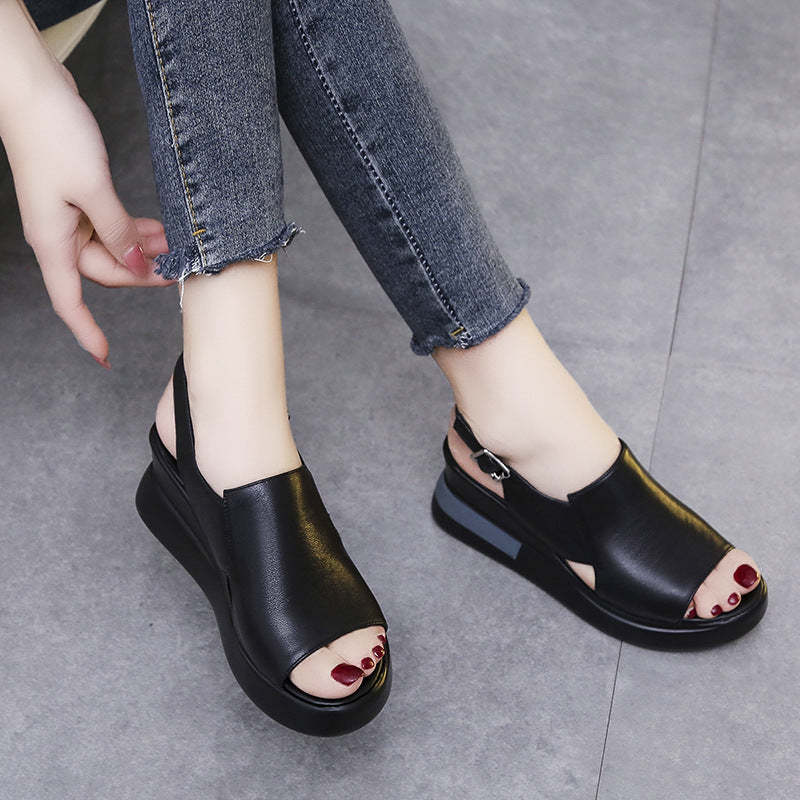 Stylish Medium Heel Sandals that Hide Bunions