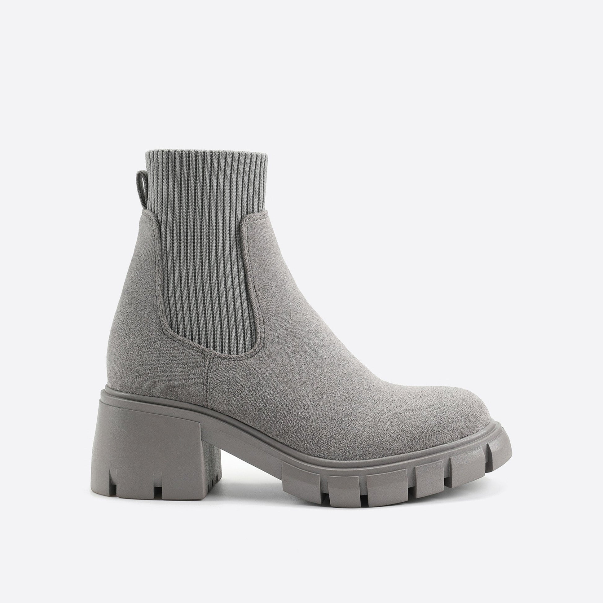 British-style block Martin boots