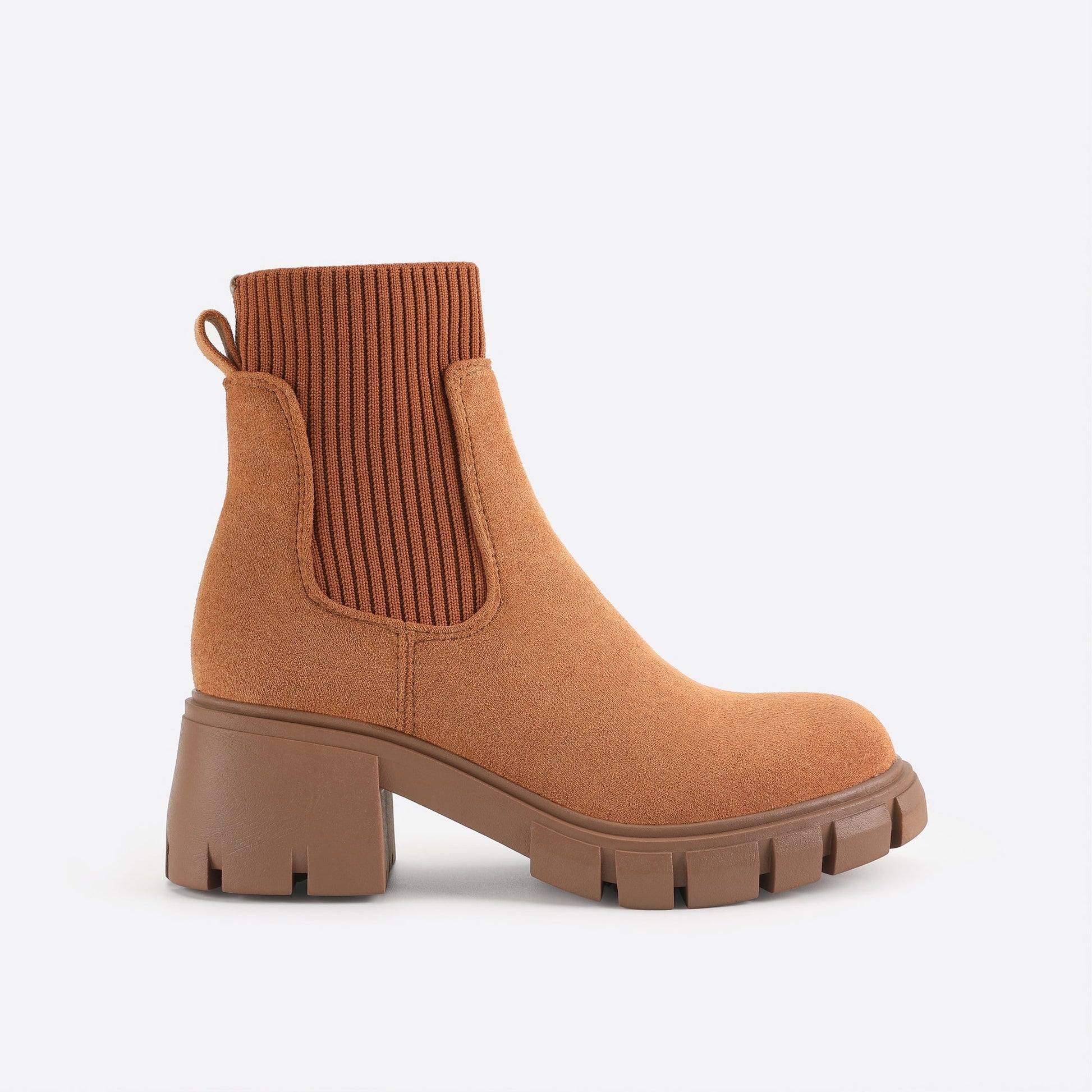 British-style block Martin boots
