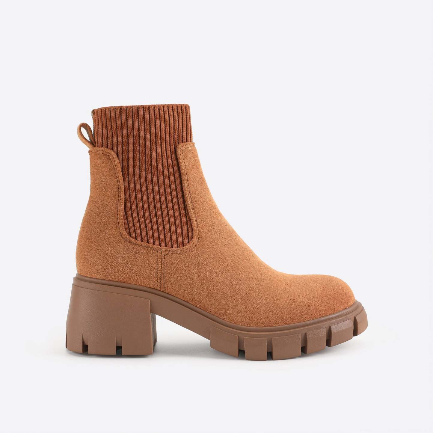 British-style block Martin boots