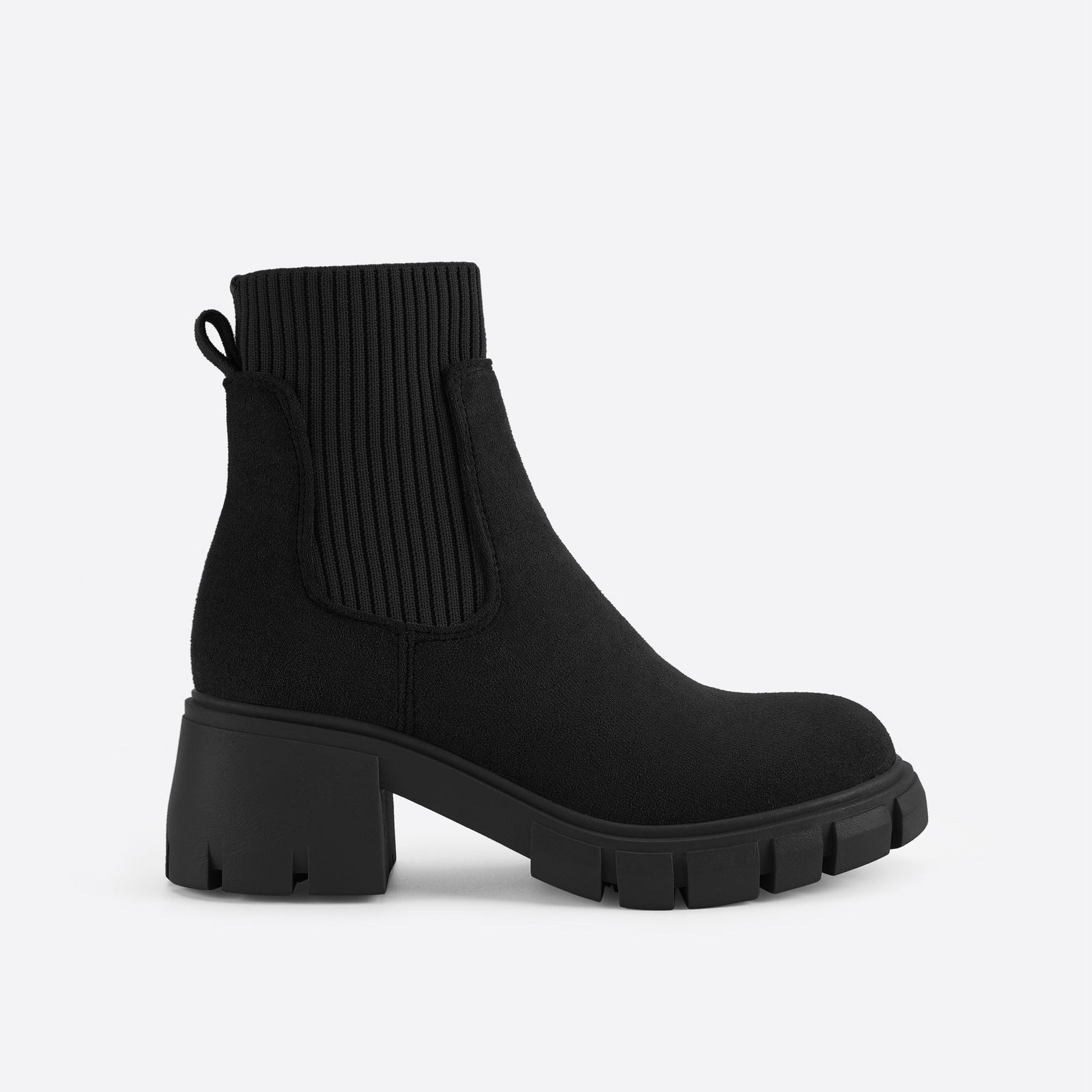 British-style block Martin boots