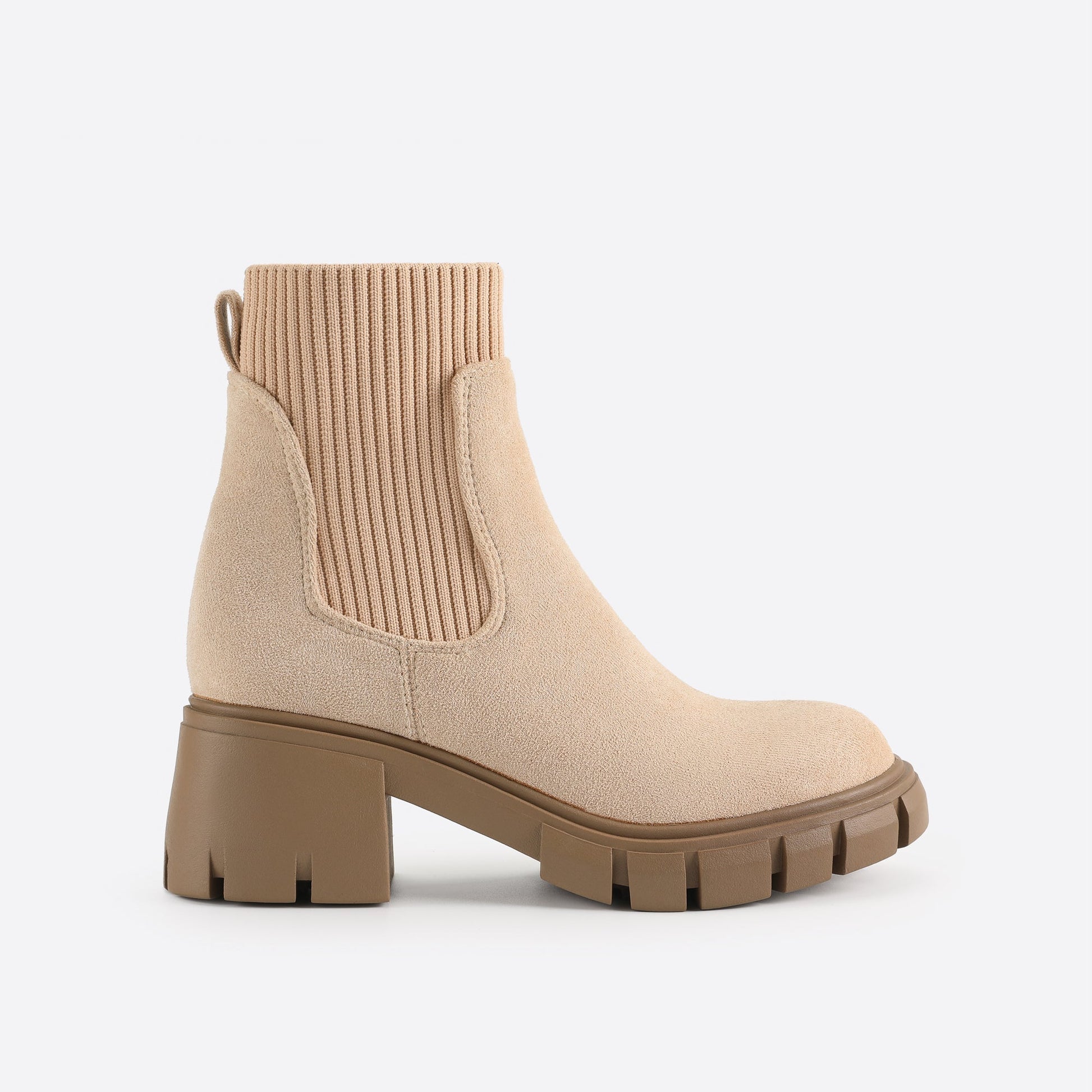 British-style block Martin boots