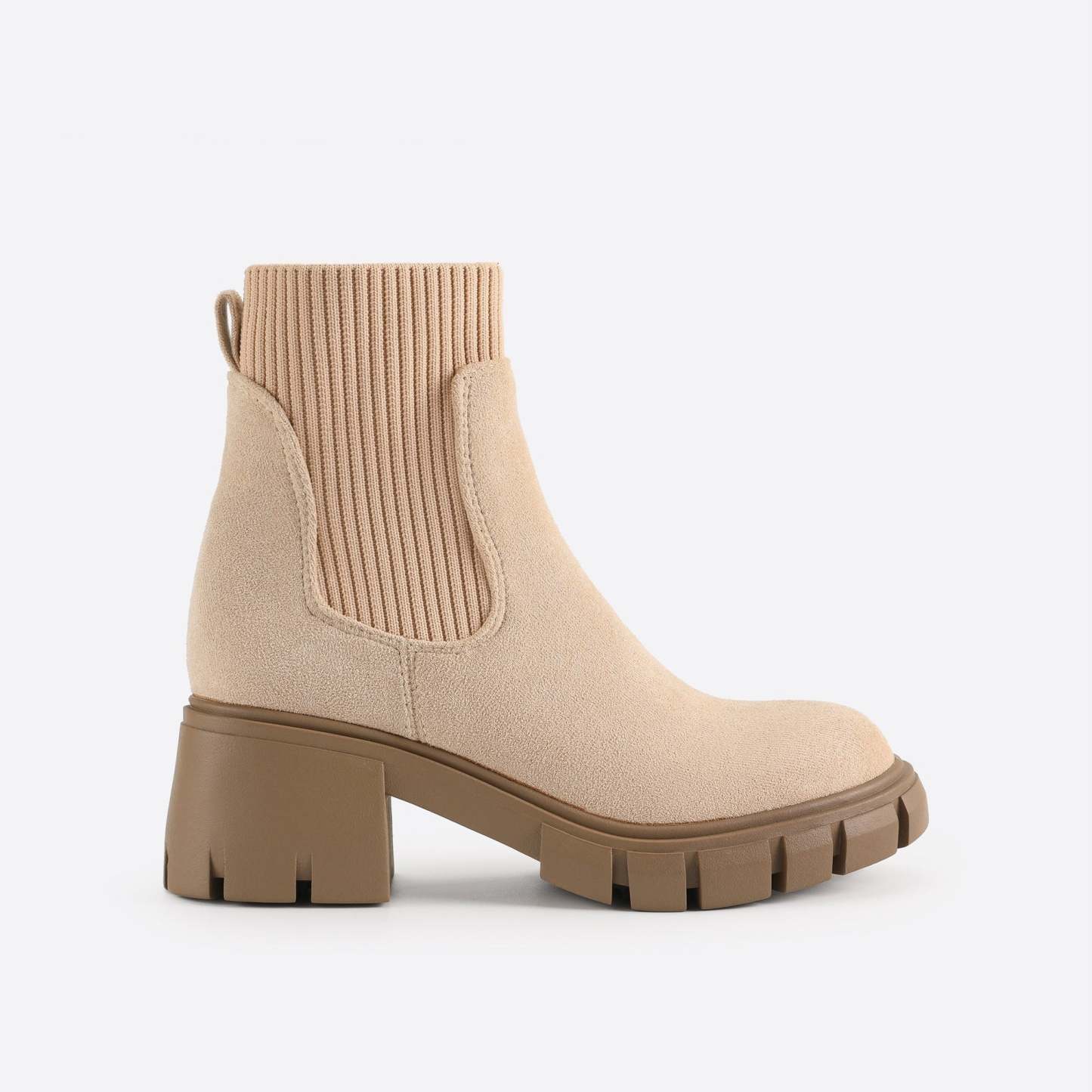 British-style block Martin boots