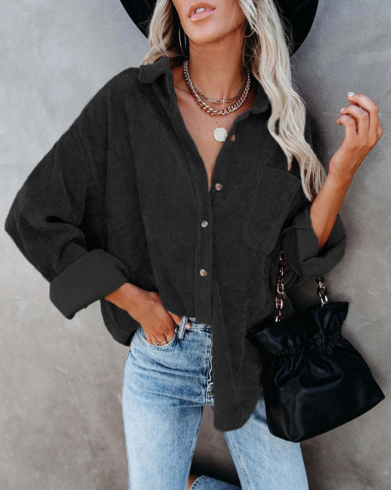 Vintage Corduroy Shirt for Women