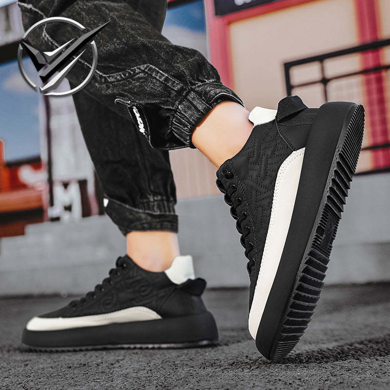 Men's casual thick sole heightening shoes autumn casual shoes
