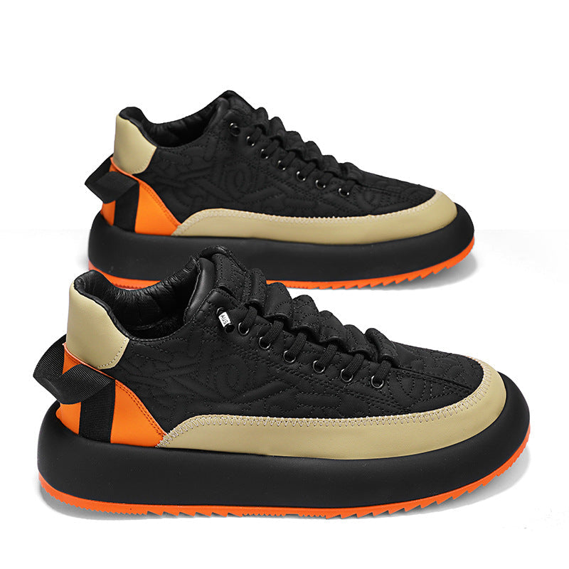 Men's casual thick sole heightening shoes autumn casual shoes