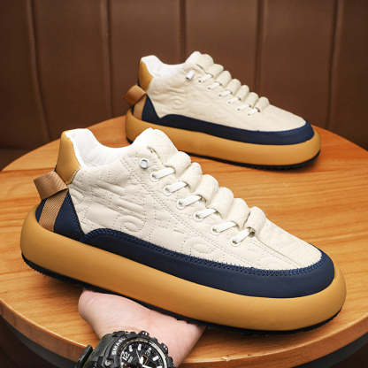 Men's casual thick sole heightening shoes autumn casual shoes