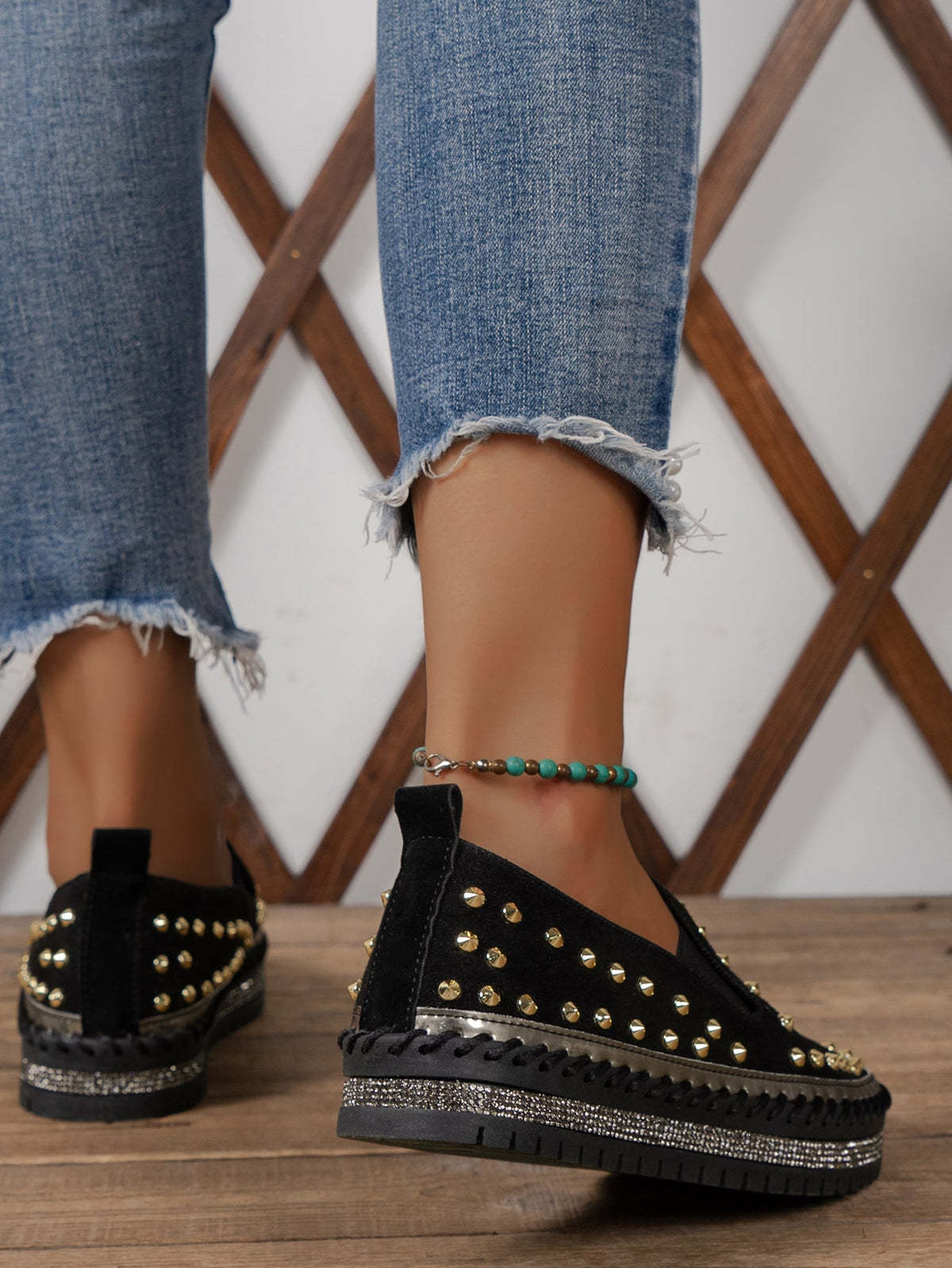 Fashionable Comfortable Rhinestone Shoes