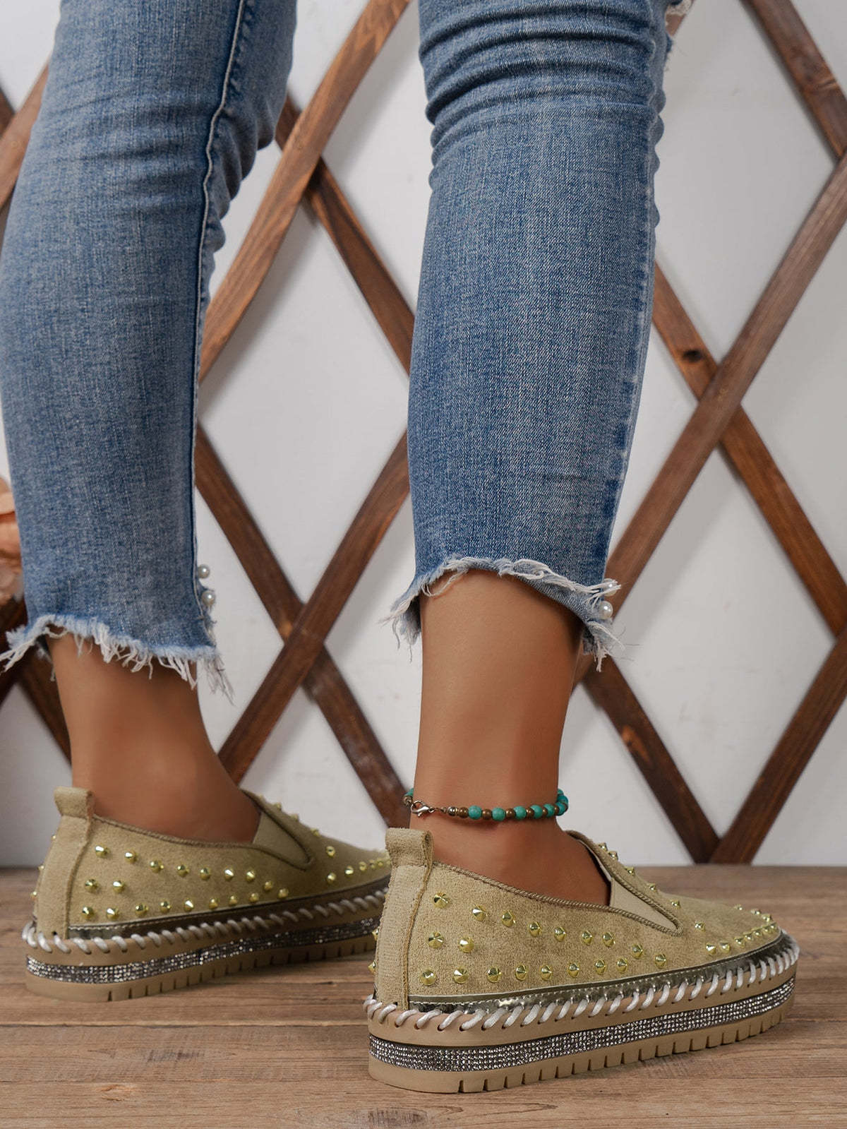 Fashionable Comfortable Rhinestone Shoes