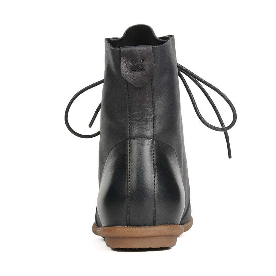 Oxfords For Women Lace Up Flat Sole Ankle Boots Handmade Waxing Leather Martin Boots