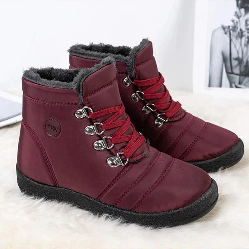 Winter Snow Boots Plush Women Orthopedic Shoes